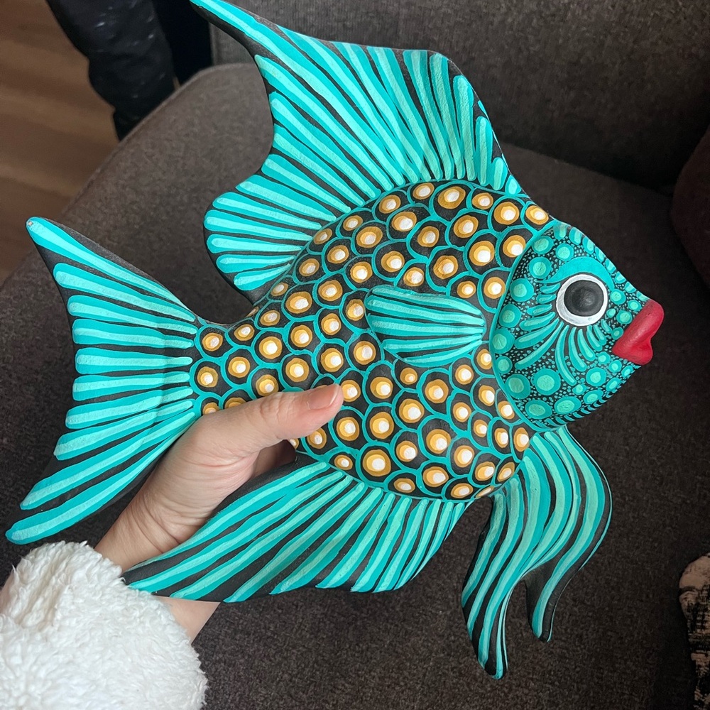 Colorful Fish Wall Decor - Picture 2 of 4